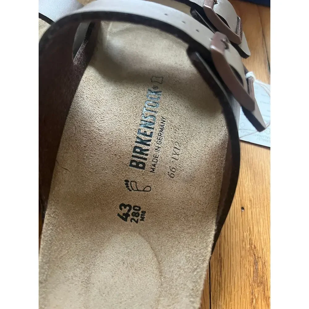 NEW Birkenstock Sandals Arizona Regular Fit Mocca Brown Men Size 43 US Size 10 - Picture 8 of 9